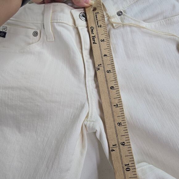 AG Adriano‎ Goldschmied The Belle Flare Jeans White Denim Size 26 NWT - Picture 10 of 11